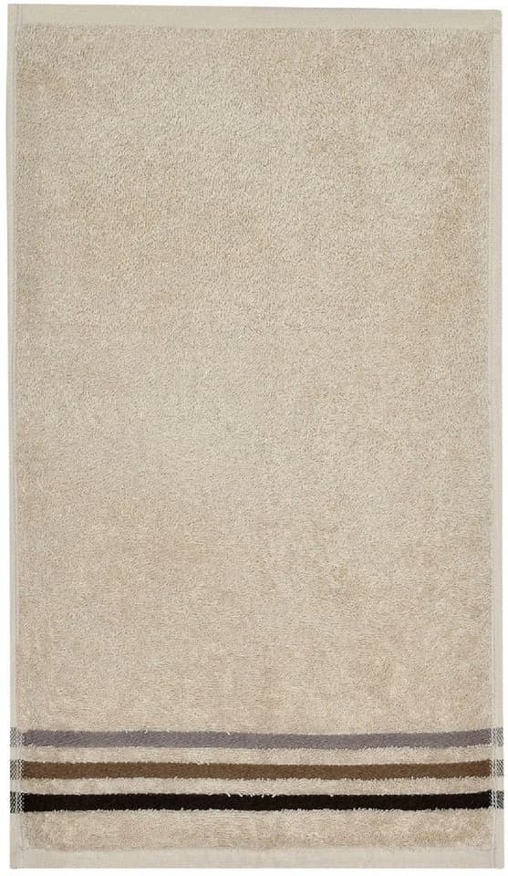 Schiesser Gästehandtücher Skyline Color 5-tlg. Beige Frottier - Bild 3