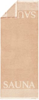 SCHIESSER Saunatuch Rom Beige 100% Baumwolle Frottier Bild 1
