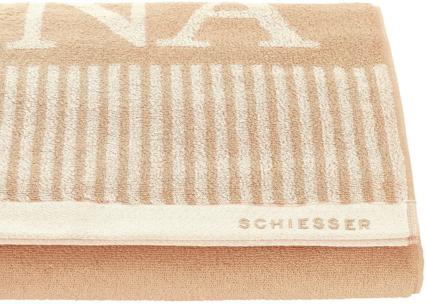SCHIESSER Saunatuch Rom Beige 100% Baumwolle Frottier - Bild 4