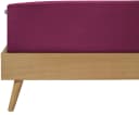Schiesser Spannbettlaken Elli Jersey Baumwolle Lila 180x200 cm Bild 2