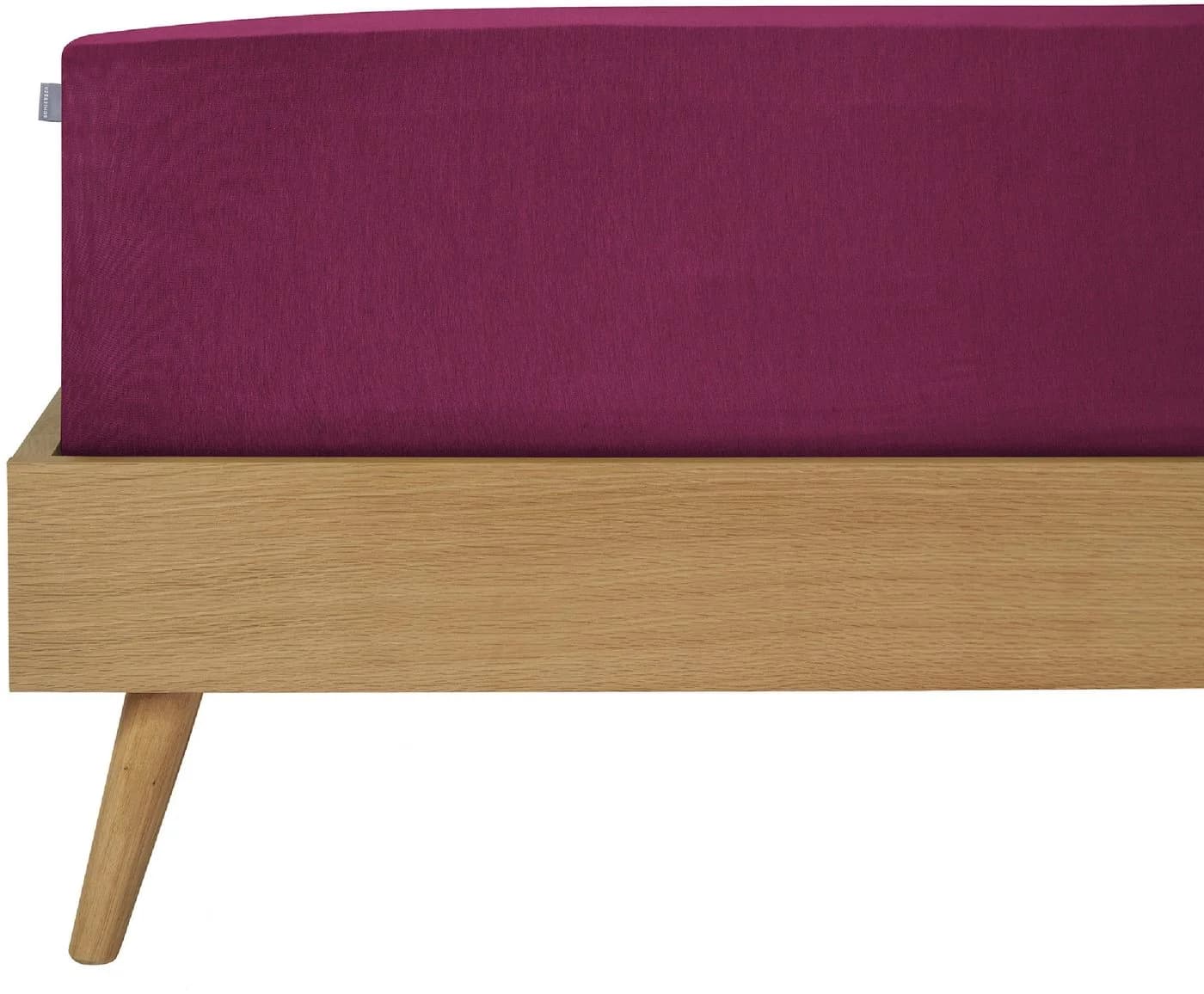 Schiesser Spannbettlaken Elli Jersey Baumwolle Lila 180x200 cm - Bild 2