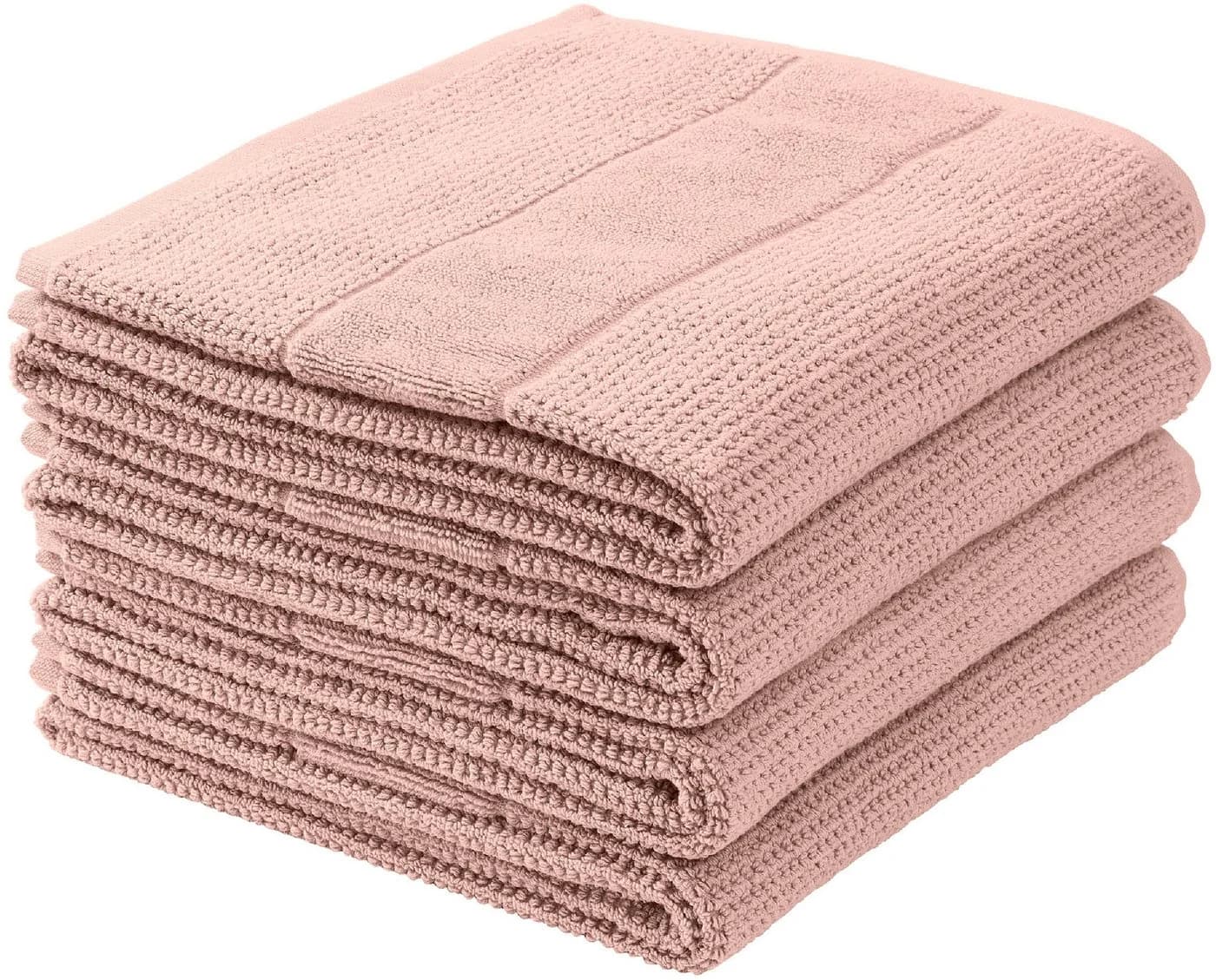 Schiesser Handtücher Set Turin 4-tlg. Rosa Frottier Baumwolle - Bild 2