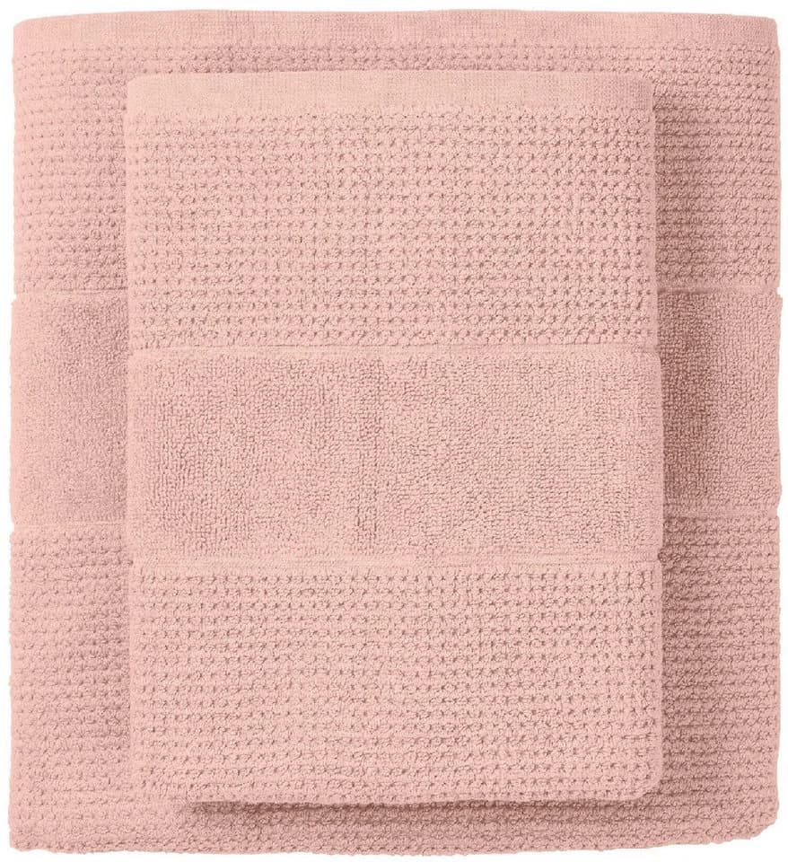 Schiesser Handtücher Set Turin 4-tlg. Rosa Frottier Baumwolle - Bild 4
