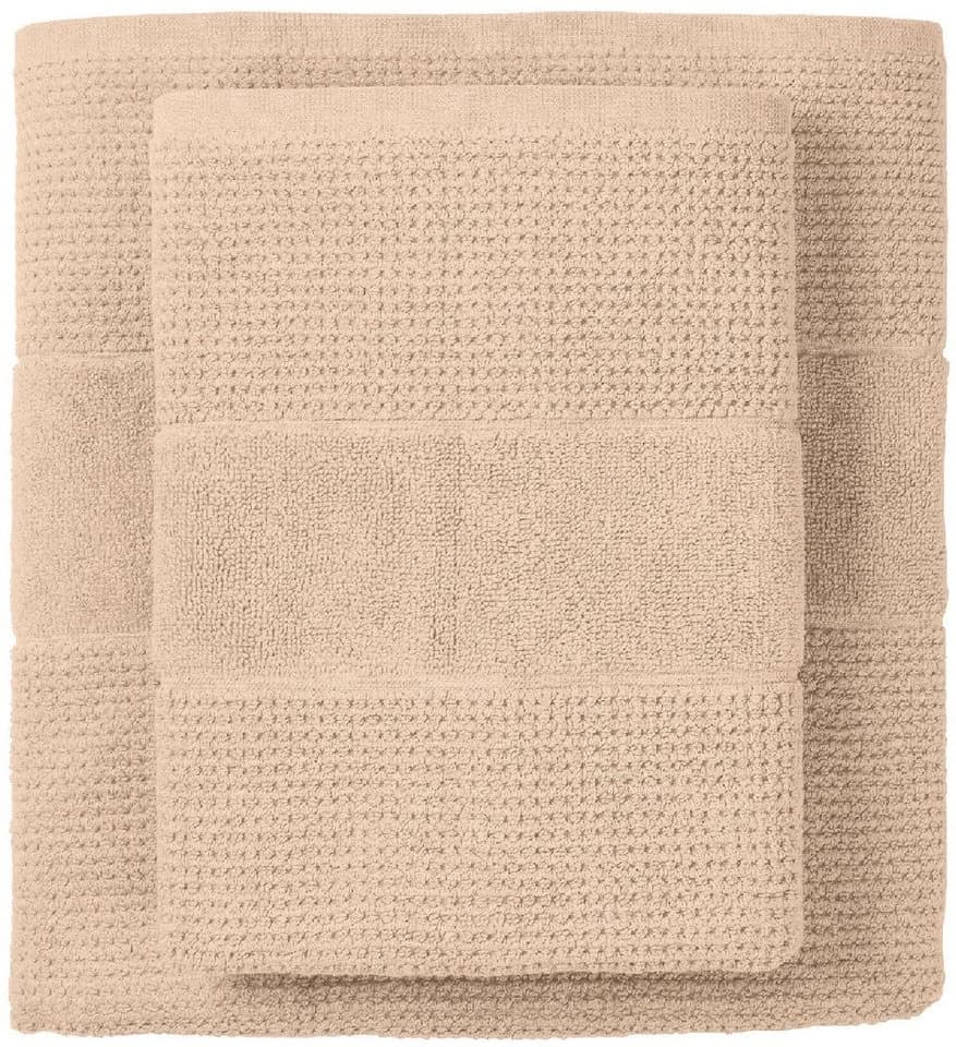 Schiesser Handtuch-Set Turin 4-tlg. Beige Frottier Baumwolle - Bild 4