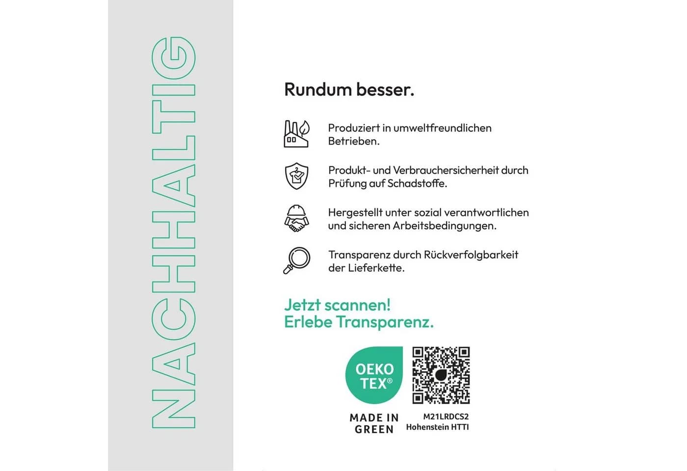 Schiesser Wendebettwäsche Doubleface Baumwolle Melange-Effekt Sand - Bild 5