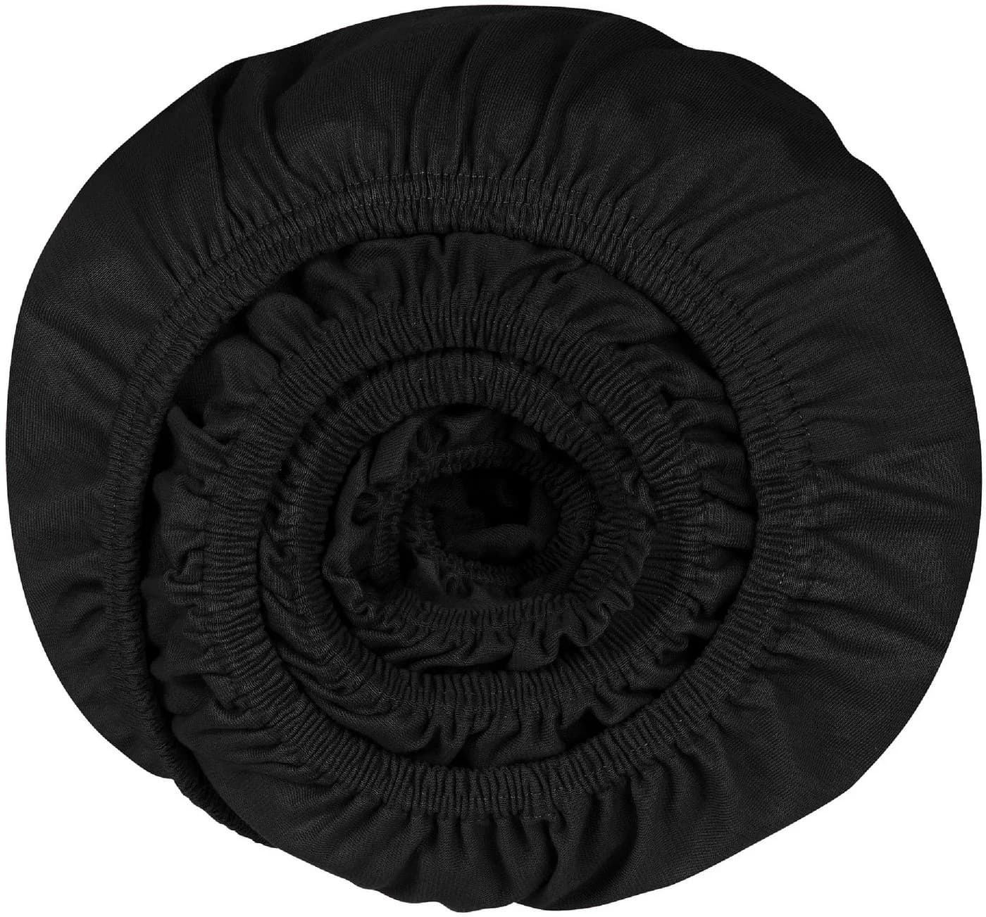 SCHIESSER Spannbettlaken Elli Schwarz Jersey-Elasthan