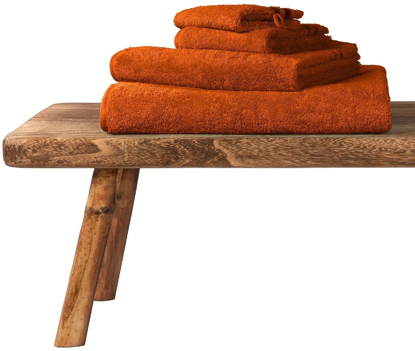 Schiesser Duschtuch-Set Skyline Color Terrakotta 100% Baumwolle