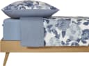 Schiesser Wendebettwäsche Elisa 100% Baumwolle Hellblau Blumen Bild 3