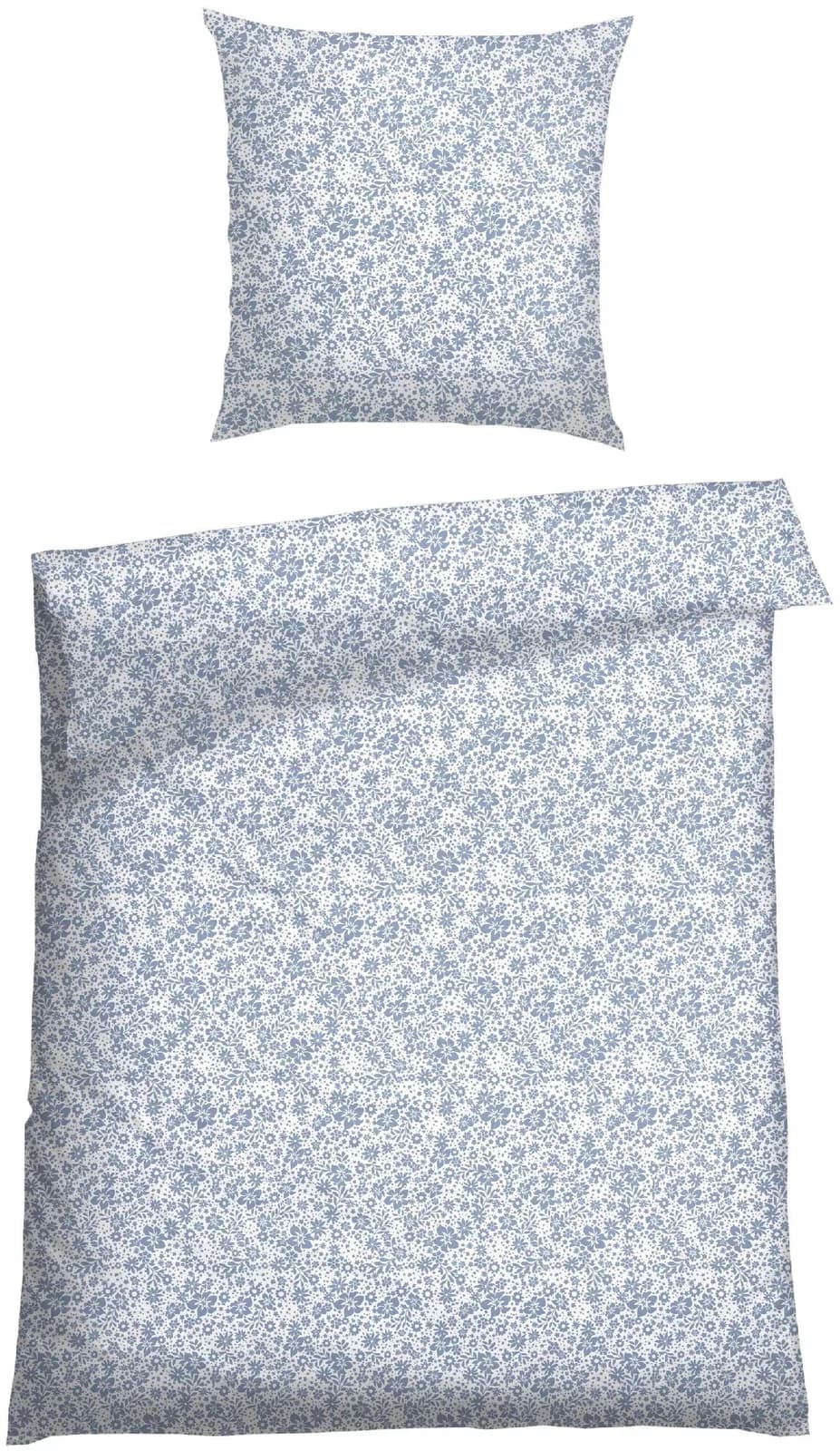 SCHIESSER Bettwäsche Melvin Hellblau Renforcé 100% Baumwolle
