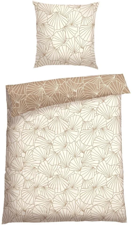 Schiesser Wendebettwäsche Mariel Taupe 100% Baumwolle Renforcé - Bild 2