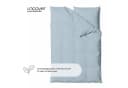 UNCOVER BY SCHIESSER Bettwäsche Hellblau Zickzackmuster Baumwolle Bild 1