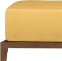 UNCOVER BY SCHIESSER Spannbettlaken Jersey 100% Baumwolle Senf Bild 2