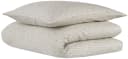 uncover by SCHIESSER Bettwäsche Set Beige Satin 135x200cm Bild 2