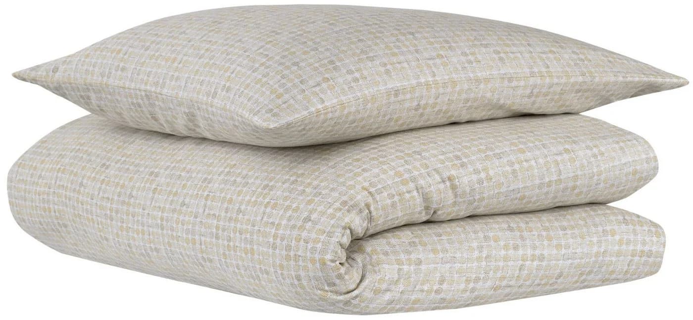 uncover by SCHIESSER Bettwäsche Set Beige Satin 135x200cm - Bild 2