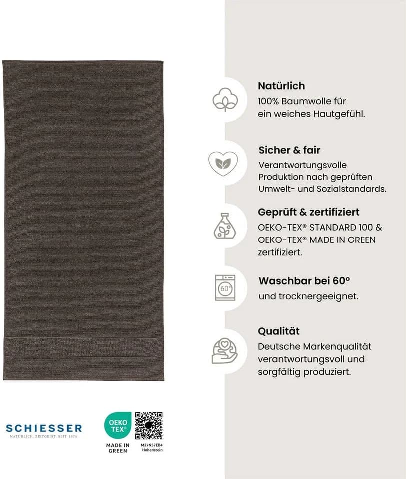 Schiesser Saunatuch Turin Reiskornoptik Frottier - Bild 5