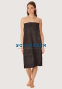 Schiesser Saunakilt Turin Damen Reiskornoptik Frottier Knöpfe Made in Green Bild 1