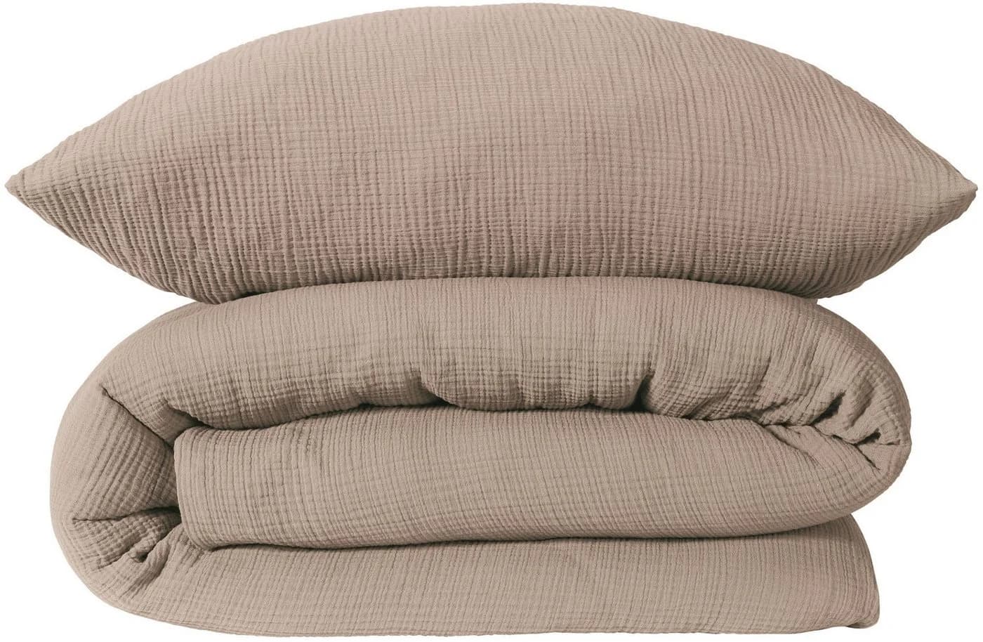Schiesser Bettwäsche Molly Musselin 2-teilig Taupe - Bild 2