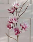 Kunstzweig Kunst Magnolia Birgitta Rosa-Weiß 110cm Magnolie Kunststoff Bild 2