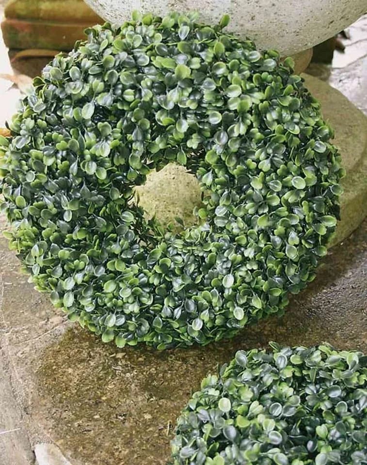 Kunstkranz Buchsbaumkranz 24cm Grün artplants