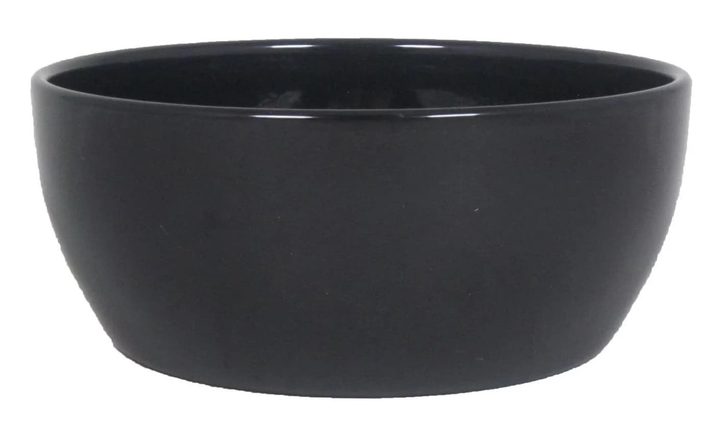 INNA-Glas Pflanzschale Keramik Schwarz Ø24,5cm