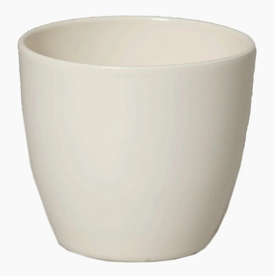INNA-Glas Pflanztopf Keramik Creme Ø12cm