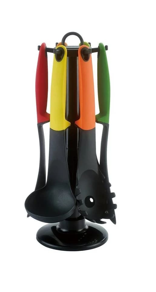 Cheffinger 7-tlg. Kochbesteck-Set Bunt Spülmaschinenfest - Bild 2