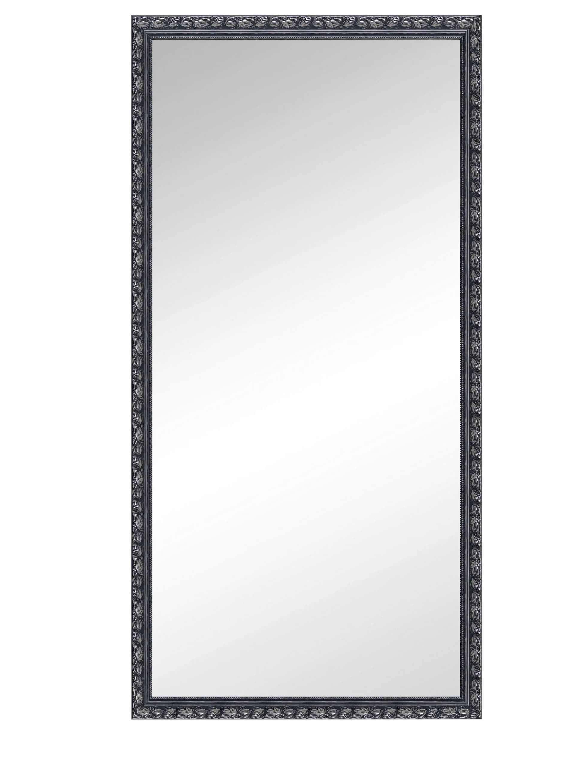 Wandspiegel Schwarz/Silberfarben Glas Modern