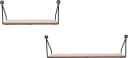 MIRRORS AND MORE Wandregalset DANA Schwarz MDF Metall Bild 3