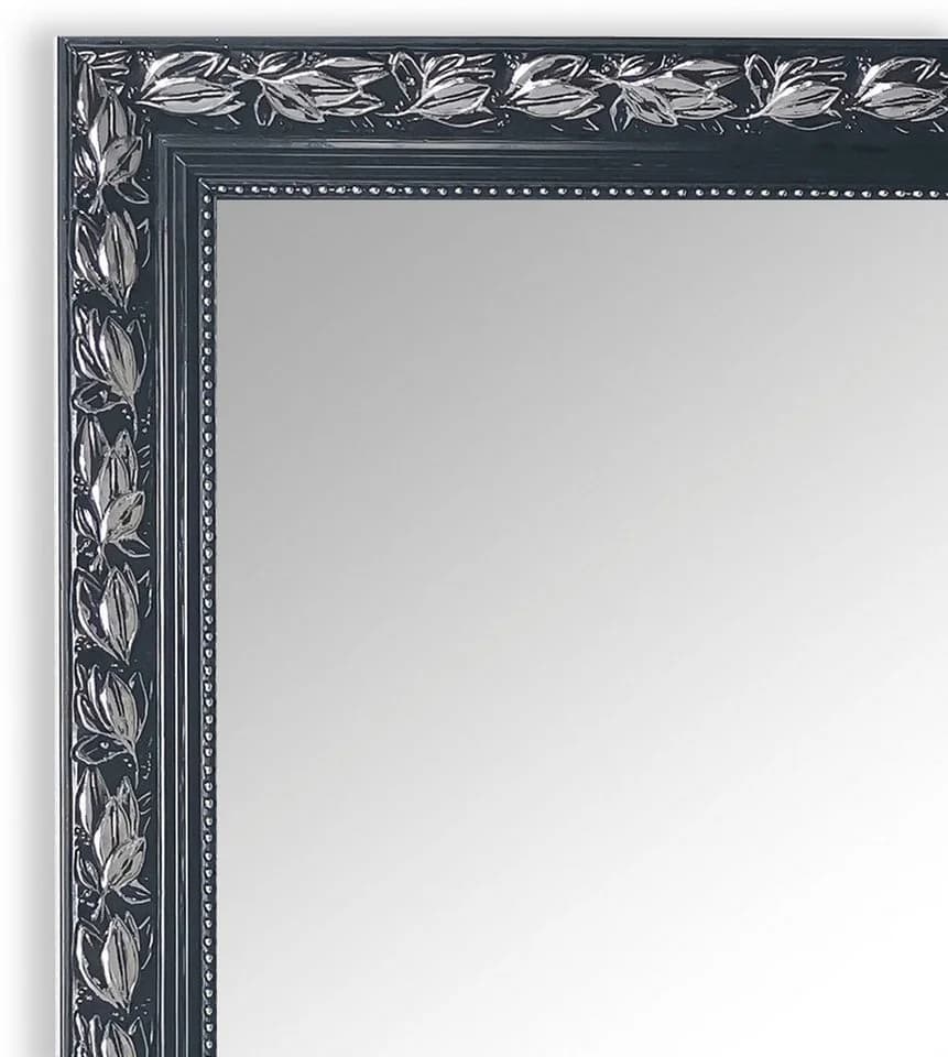 Dekospiegel MIRRORS AND MORE Schwarz-Silber Antikoptik - Bild 3