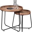 Mirrors and More Beistelltisch Jette Holzfarbig Schwarz Bild 2