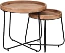 Mirrors and More Beistelltisch Jette Holzfarbig Schwarz Bild 3