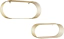 MIRRORS AND MORE Wandregal Joyce Set 2-tlg. Gold Modern Industrial Bild 3
