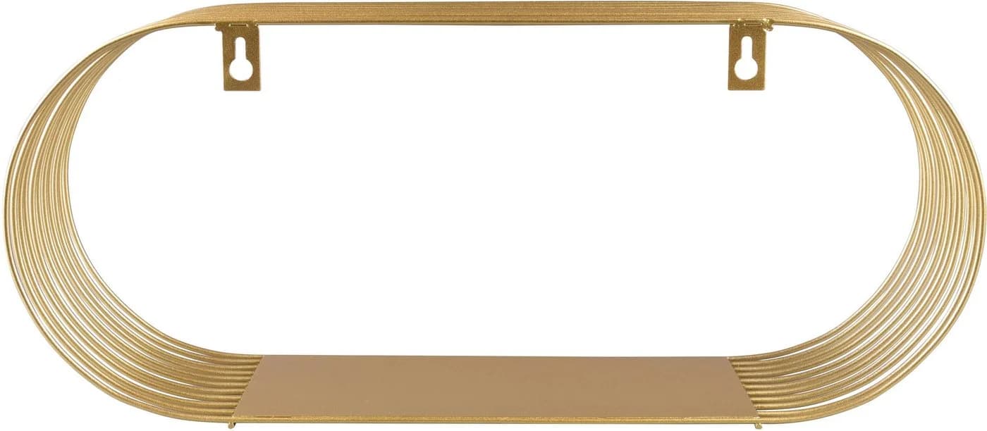 MIRRORS AND MORE Wandregal Joyce Set 2-tlg. Gold Modern Industrial - Bild 5