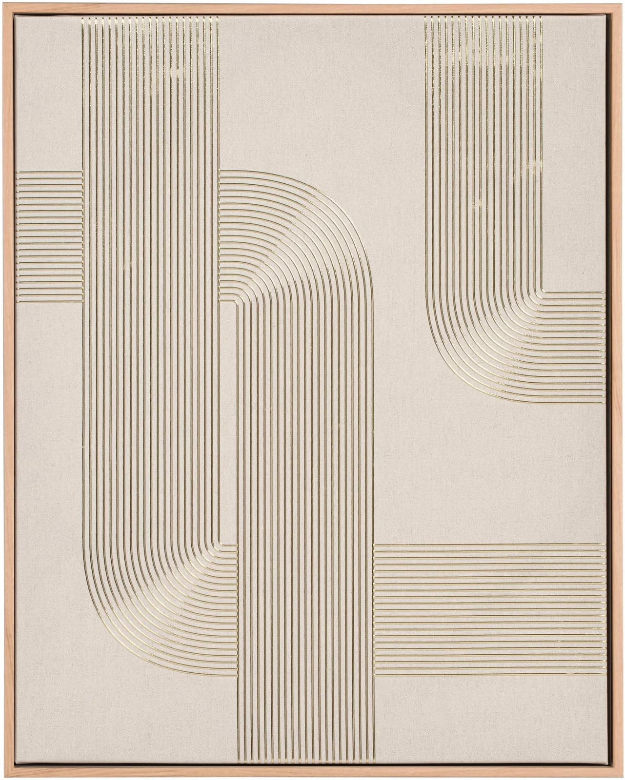 Mirrors and More Kunstdruck NORMA Geometrisch Beige Sand