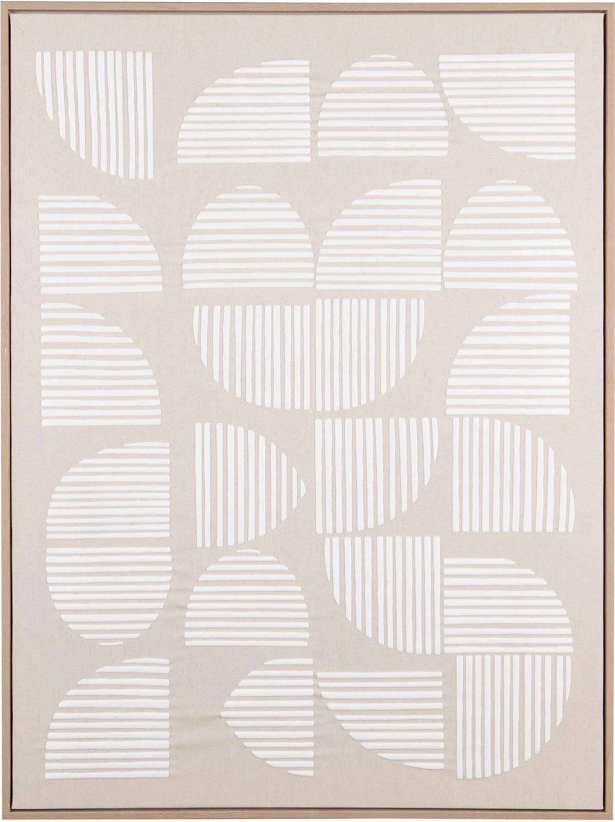 Mirrors and More Kunstdruck NORMA Geometrisch Beige Sand