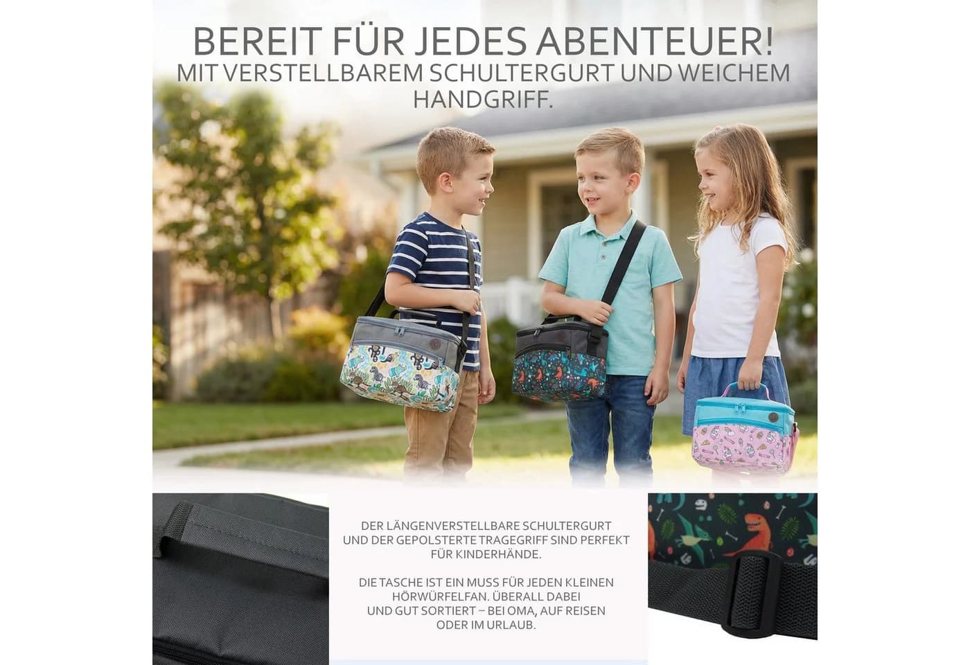 BambiniWelt Aufbewahrungstasche für Musikbox & Hörwürfel Bunt - Bild 5