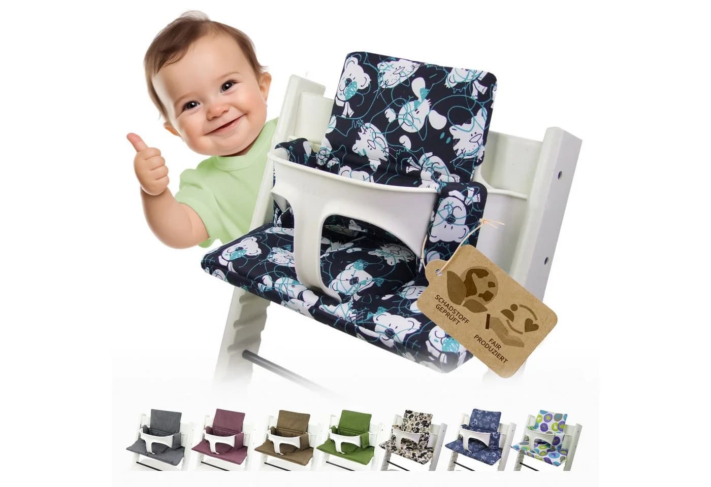 BambiniWelt Ersatzbezug für Stokke Tripp Trapp Hochstuhl - Bild 2