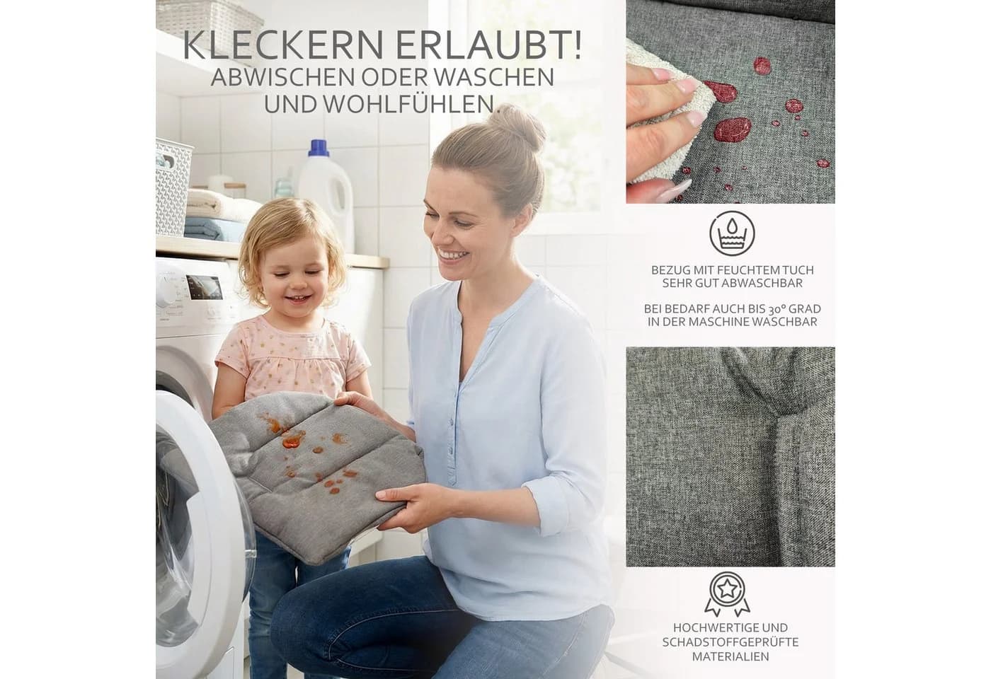 BambiniWelt Ersatzbezug für Stokke Tripp Trapp Hochstuhl - Bild 5