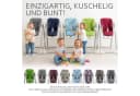BambiniWelt Hochstuhlauflage Ersatzbezug Sitzkissen grau meliert für Peg Perego Bild 5