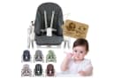 BambiniWelt Hochstuhlauflage grau meliert für PEG PEREGO Zero3 + Siesta Bild 2