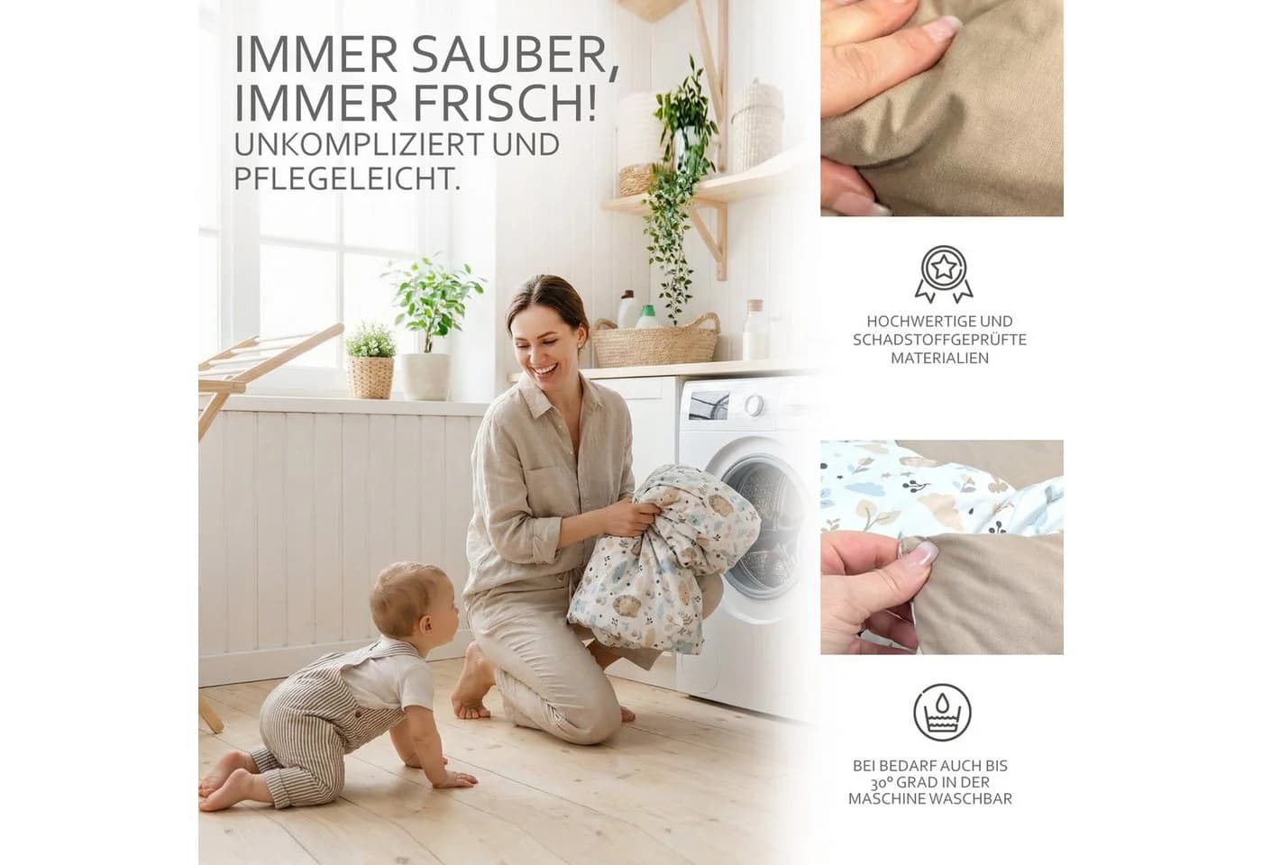 BambiniWelt by Rafael K. Kinderschlafsack mit Kissen & Transportbeutel bunt - Bild 4
