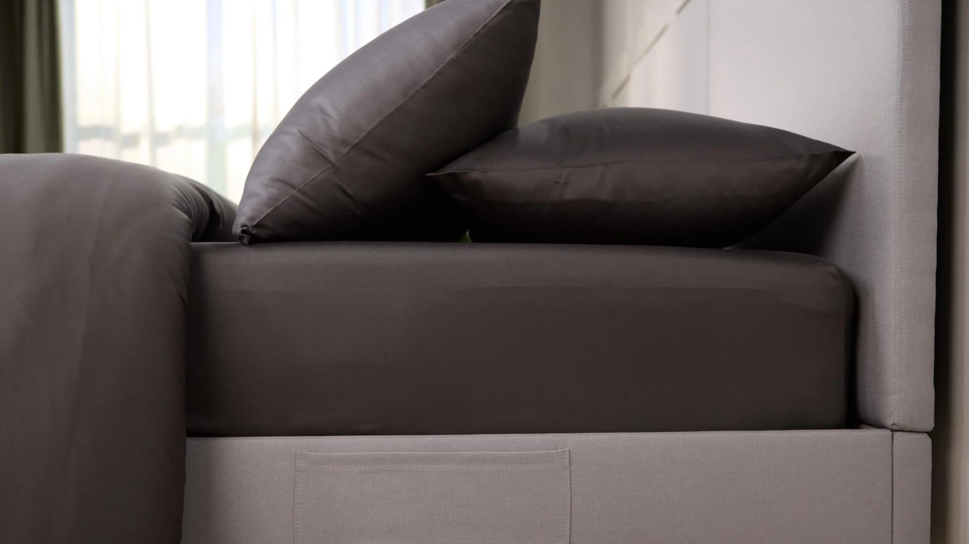 Emma Premium Plus Spannbettlaken Dunkelgrau 160x200cm