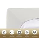 TRAUMSCHLAF Spannbettlaken Premium Interlock Jersey Silber Bild 4