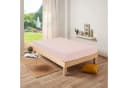 TRAUMSCHLAF Spannbettlaken Frottee Stretch Rosa Elastisch Bild 2