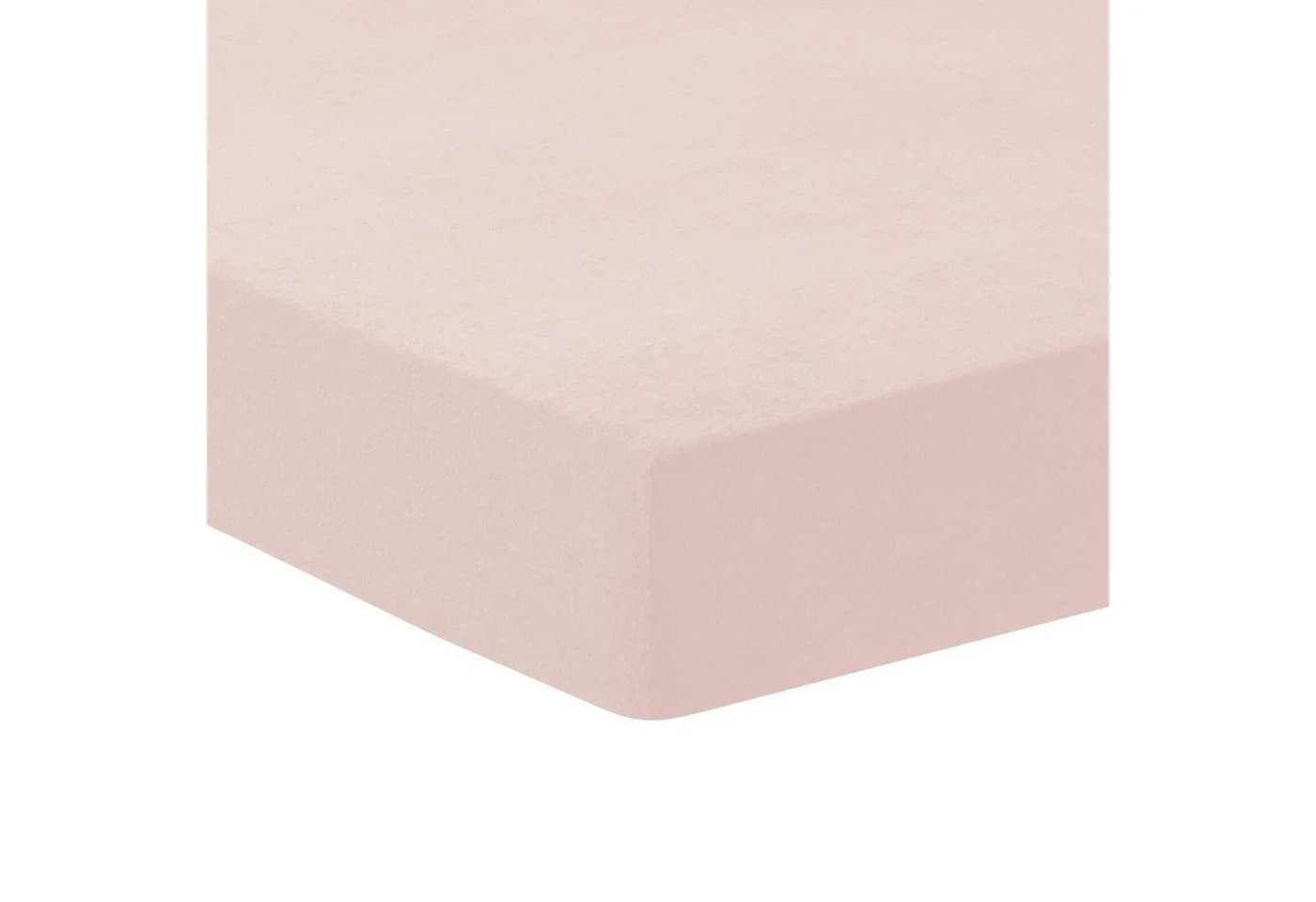 TRAUMSCHLAF Spannbettlaken Frottee Stretch Rosa Elastisch - Bild 3