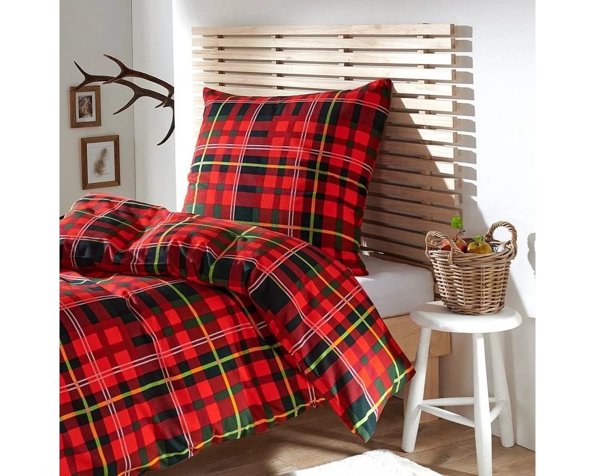 TRAUMSCHLAF Bettwäsche Sherlock 2-tlg. Flanell Winter
