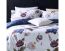 TRAUMSCHLAF Bettwäsche Dublin Mako Satin 3-teilig Floral Blau Bild 1