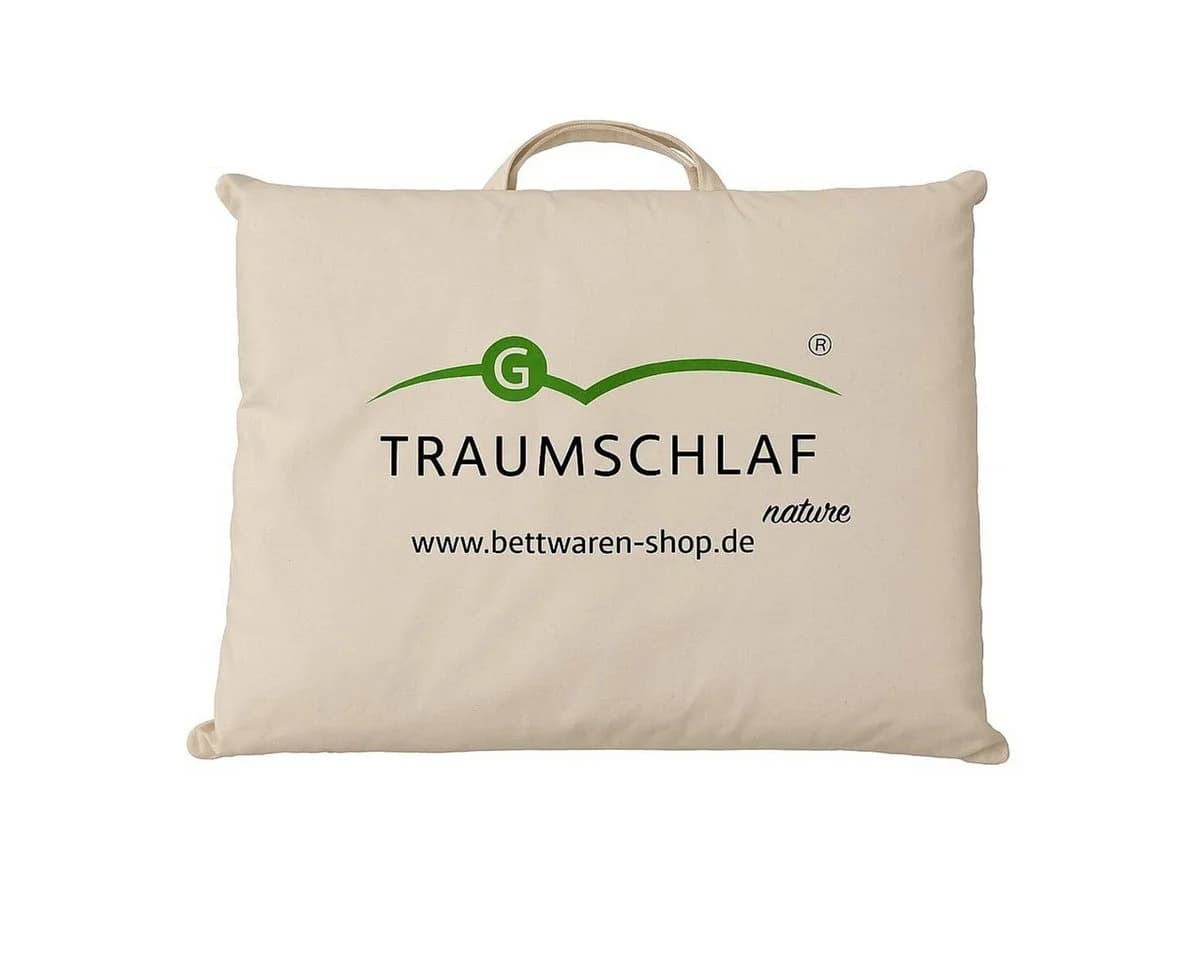 TRAUMSCHLAF Naturhaarbettdecke Schurwolle Nature, 100% Baumwolle, Sommerdecke - Bild 3