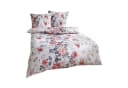 TRAUMSCHLAF Bettwäsche Blumen Rot Flanell 3-teilig Bild 4