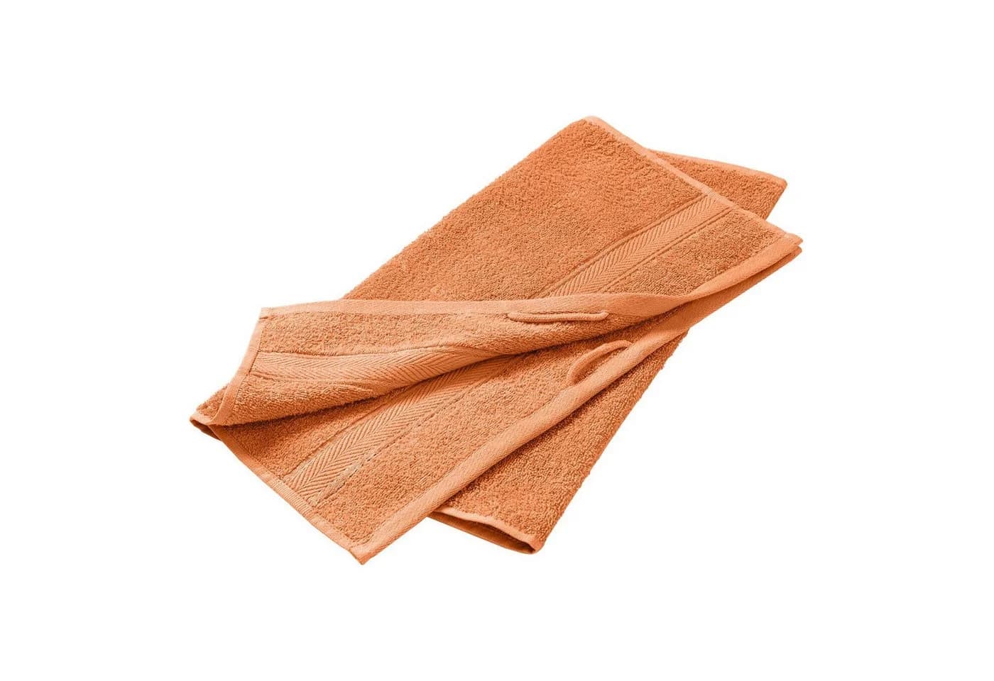 BETTWARENSHOP Handtuch Frottier 100% Baumwolle Orange